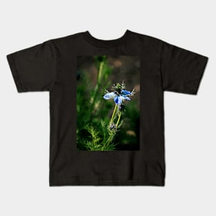 Blue Nigella Kids T-Shirt